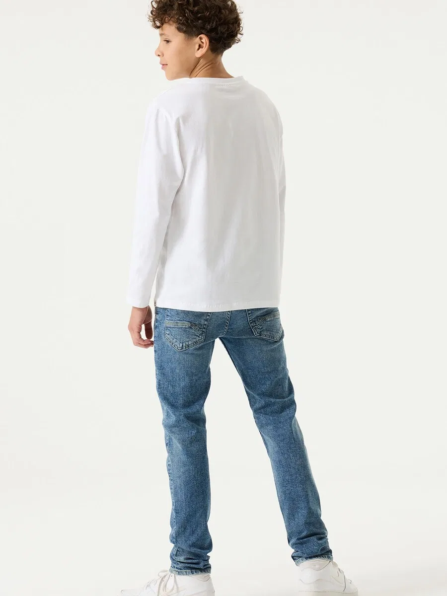 Джинсы GARCIA Slim fit 'Tavio' синего цвета — фото 4