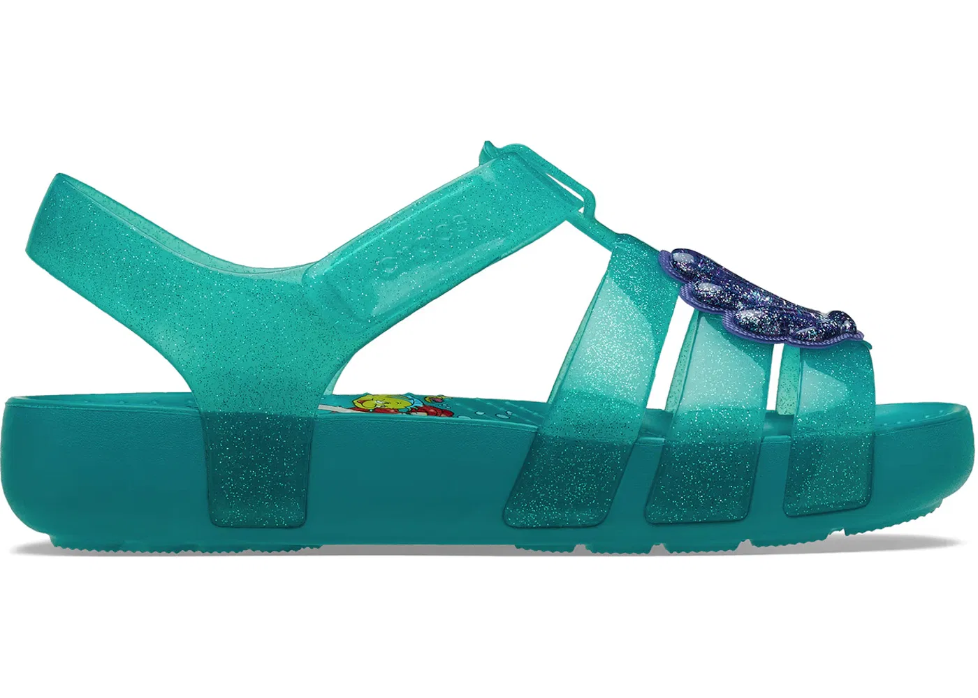 Детские сандалии с принтом Crocs Isabella Sandal Disney Princess Ariel Crocs, Latigo Bay
