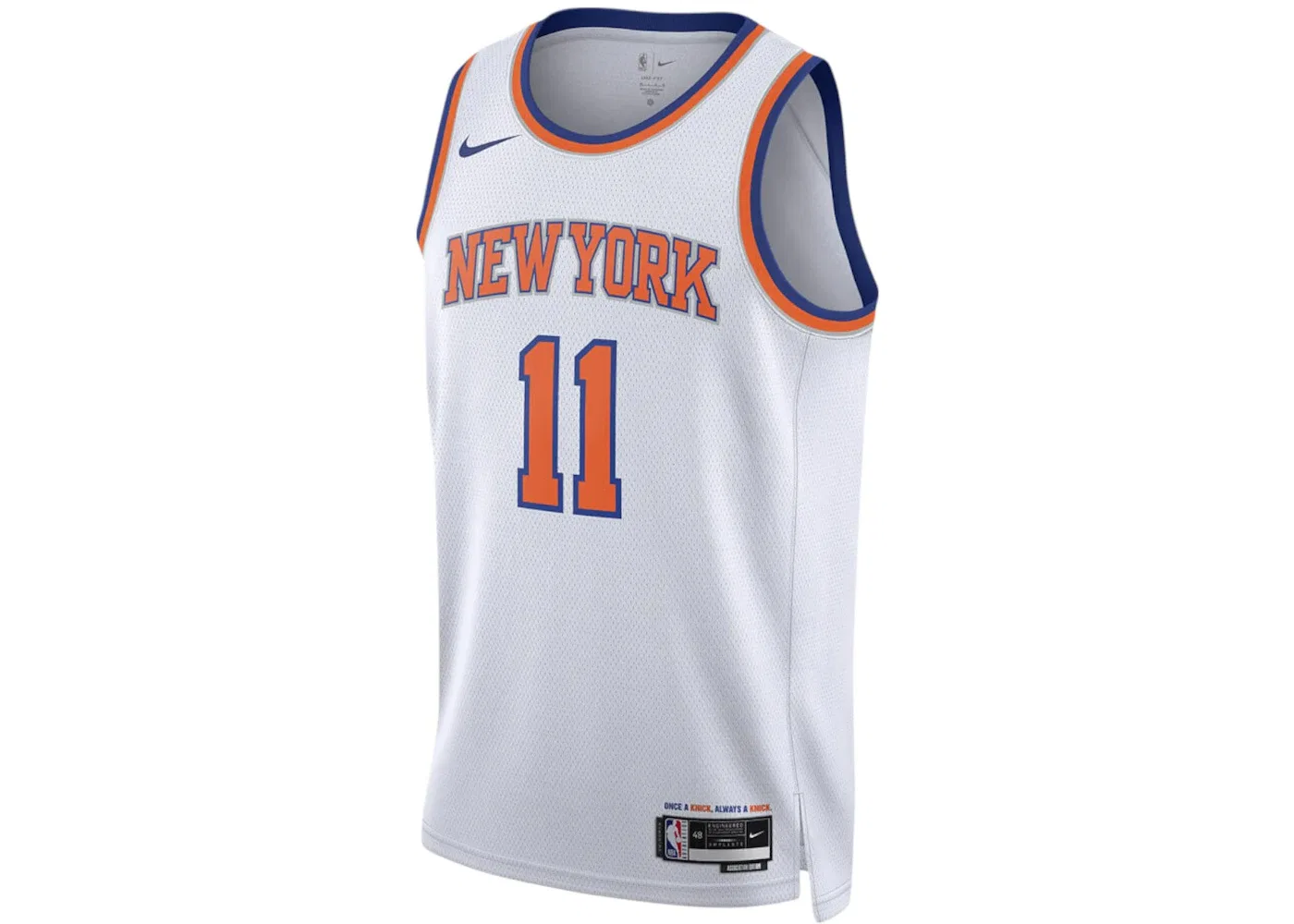 Мужская футболка с принтом Nike Jalen Brunson Association Edition, White/Blue