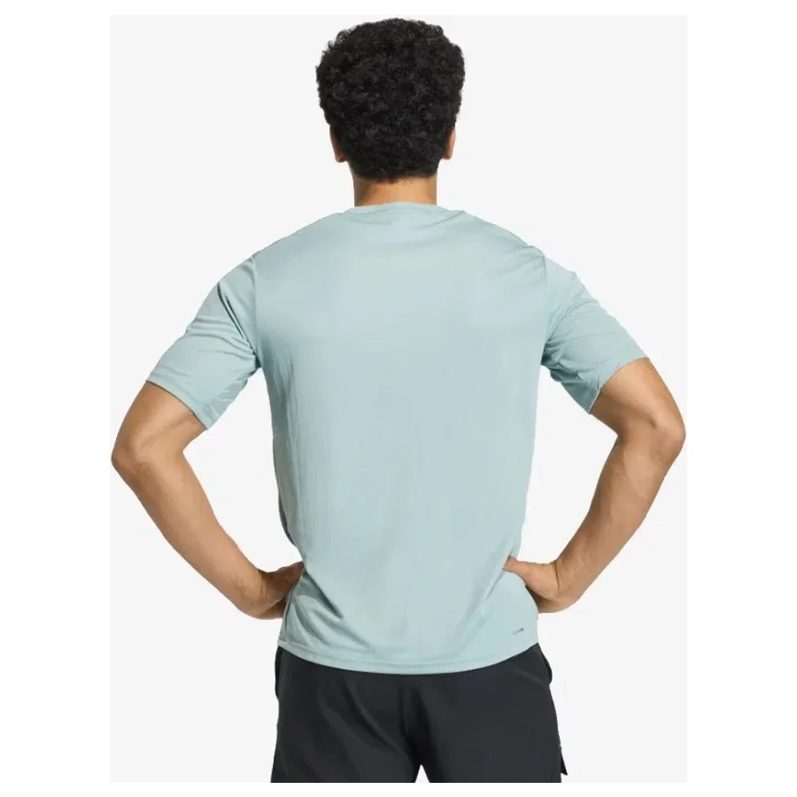 Футболка спортивная с коротким рукавом KD5462 Workout Essentials Base adidas, Бирюзовый — фото 3