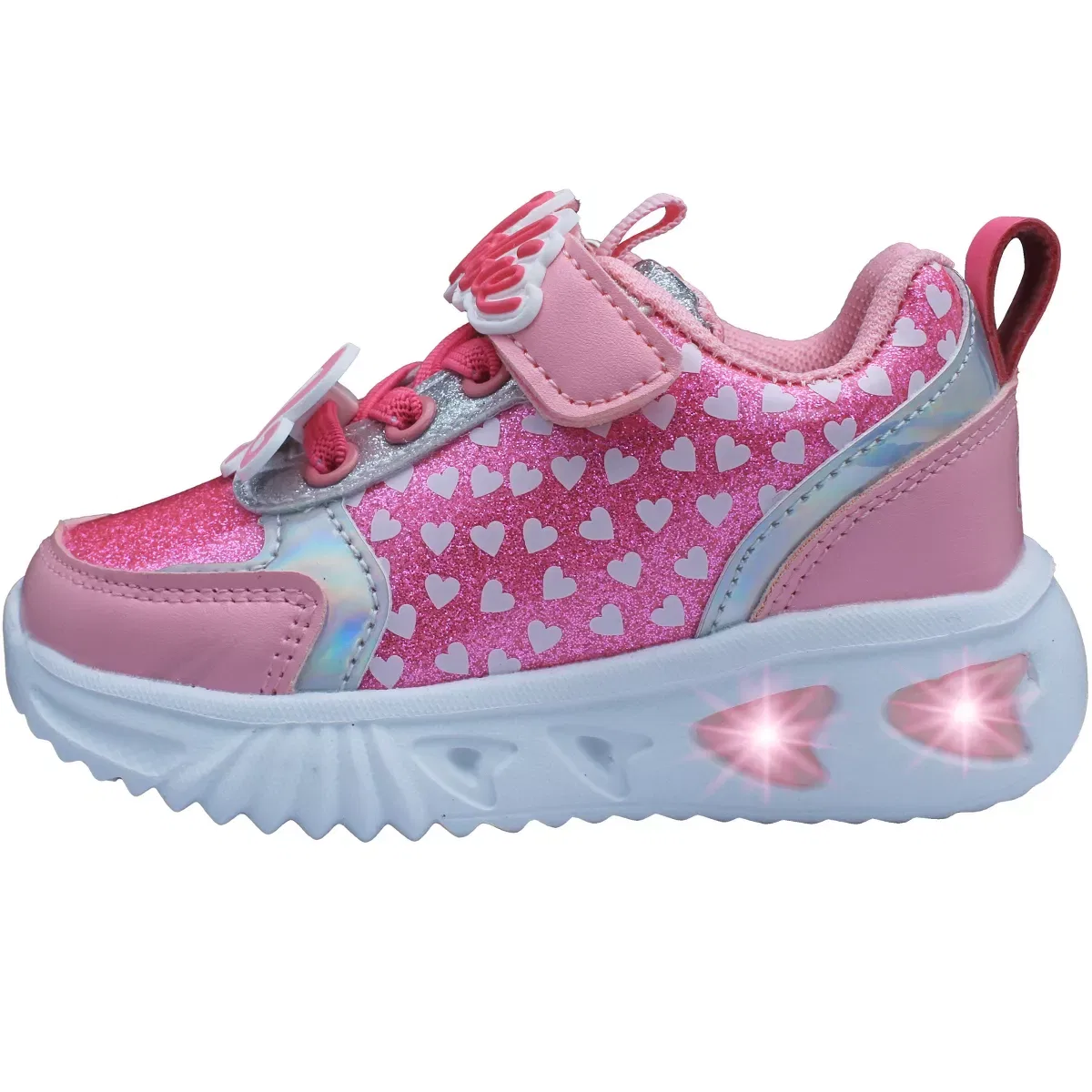 Детские кроссовки для девочек с подсветкой Barbie Light-Up WOMENS FOOTWEAR, Hot Pink — фото 4