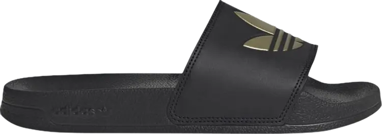 Сандалии Adidas Wmns Adilette Lite Slide 'Black Matte Gold', черный