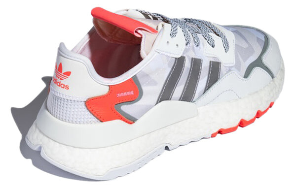 Кроссовки оригинальные nite jogger Adidas, белый — фото 4