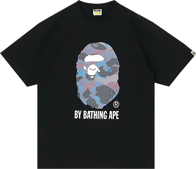 

Футболка BAPE Grid Camo By Bathing Ape Tee 'Black/Purple', черный