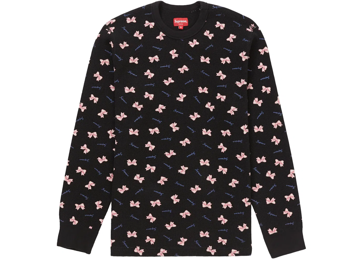Мужской свитер с принтом Supreme Thermal, Black