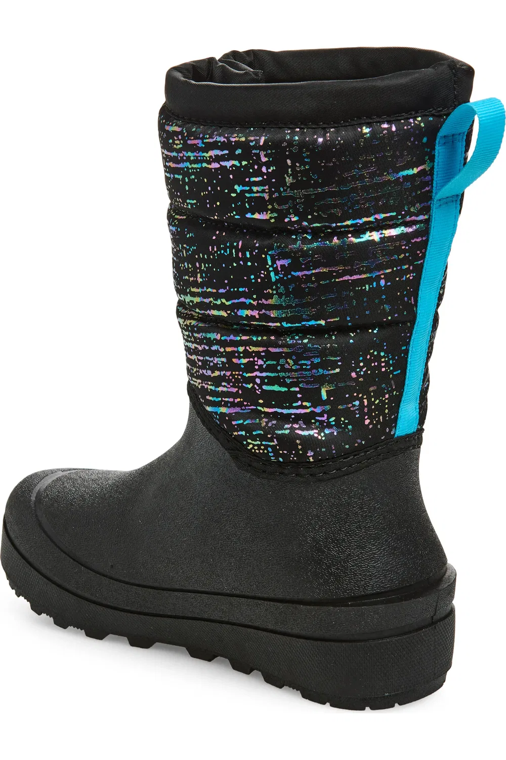 Детские ботинки водонепроницаемые с мехом Snow Shell Bogs, Black Multi/Black — фото 2