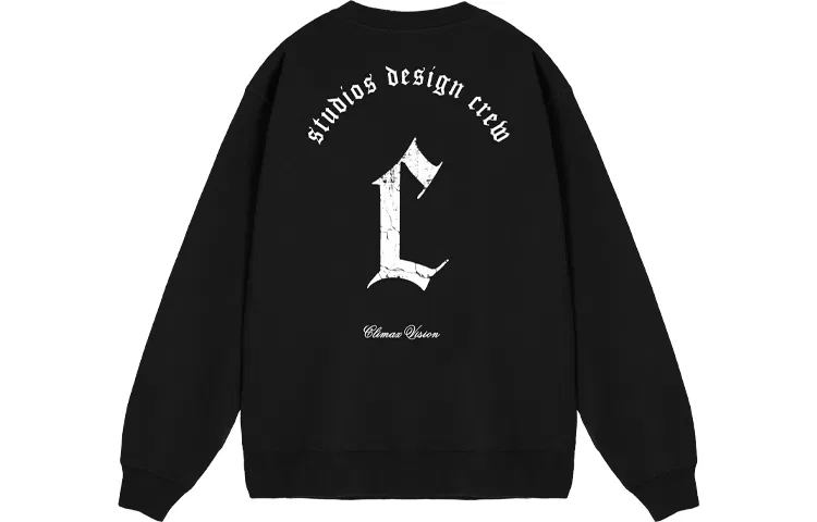 Детский свитшот с длинным рукавом CLIMAX VISION, Faded Black