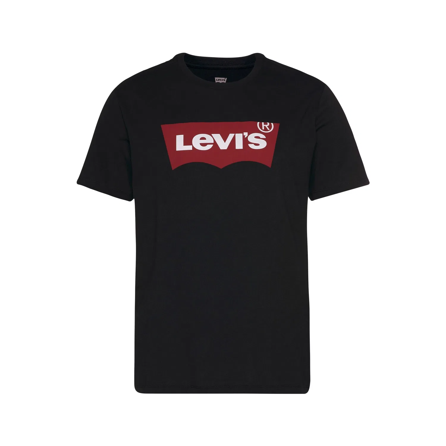 Мужская хлопковая футболка с логотипом Levi's, Black — фото 4