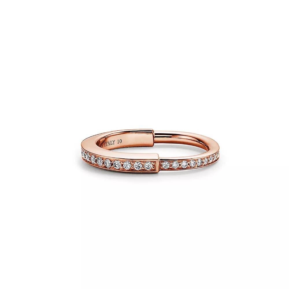 

Кольцо Tiffany & Co. Pave, розовое золото с бриллиантами