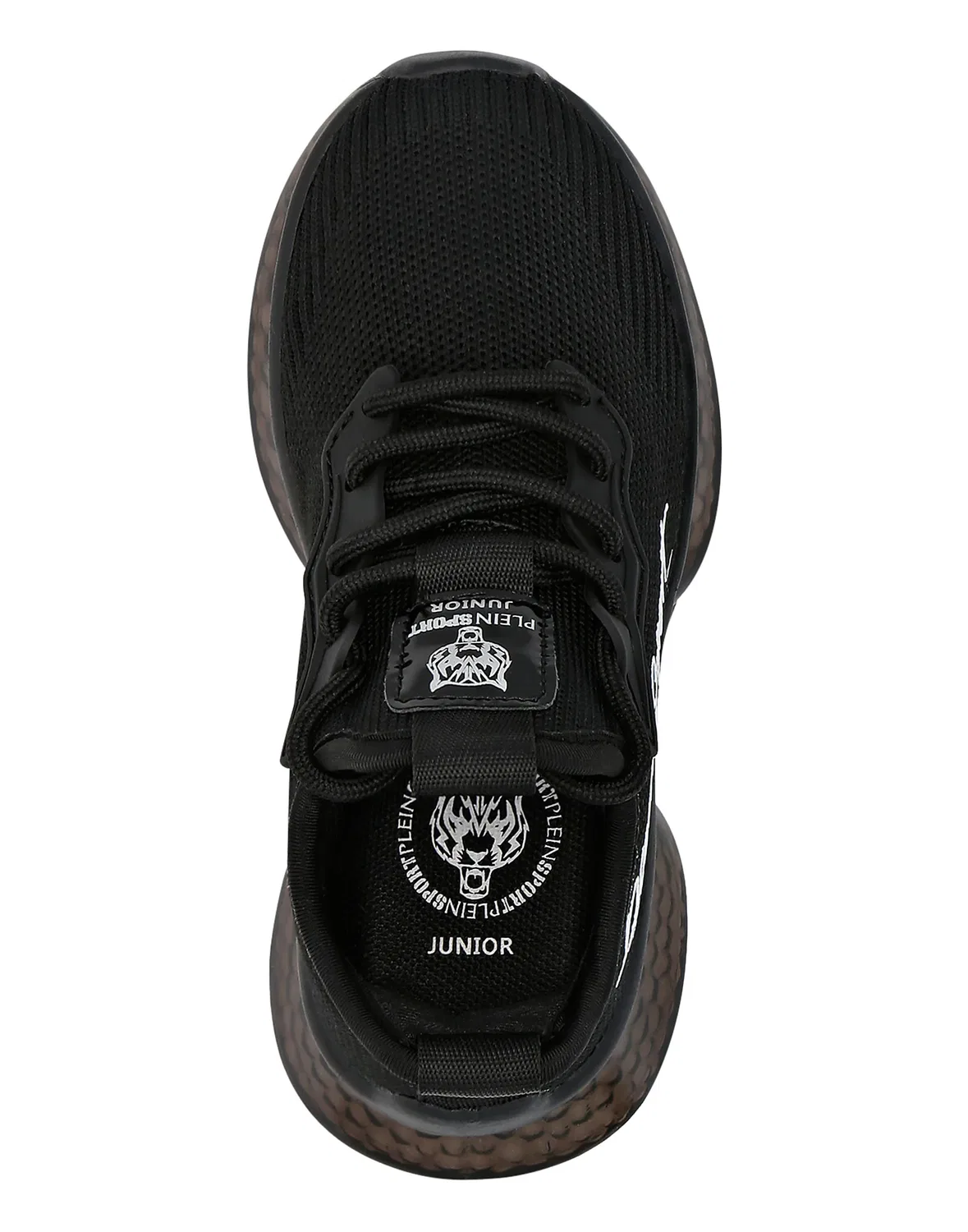 Детские кроссовки низкие с объемной подошвой Trainer Lo-Top PLEIN SPORT Bubble Sole, черный — фото 3