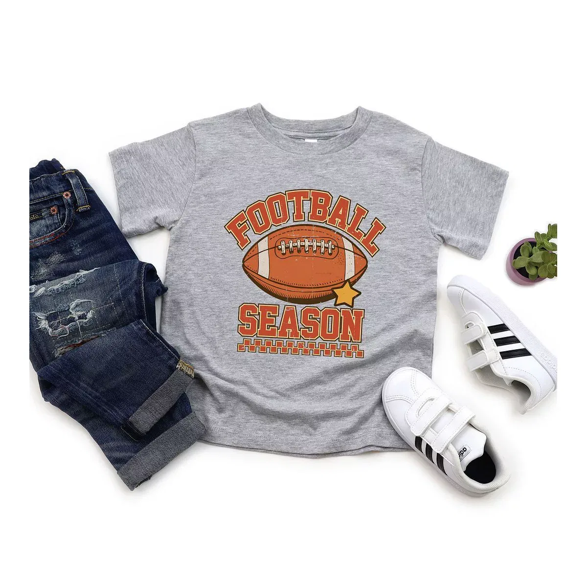 Детская футболка с принтом Football Season Star The Juniper Shop, Royal — фото 2