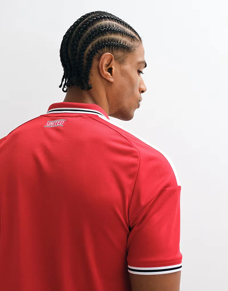 Домашняя футболка Манчестер Юнайтед сезона 26/27 от Adidas, красный — фото 3