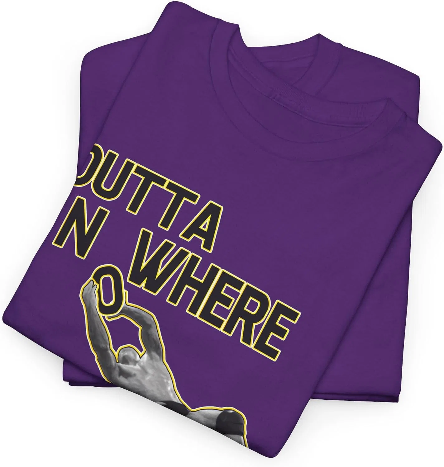 Футболка с принтом RKO Randy Orton, Purple — фото 4