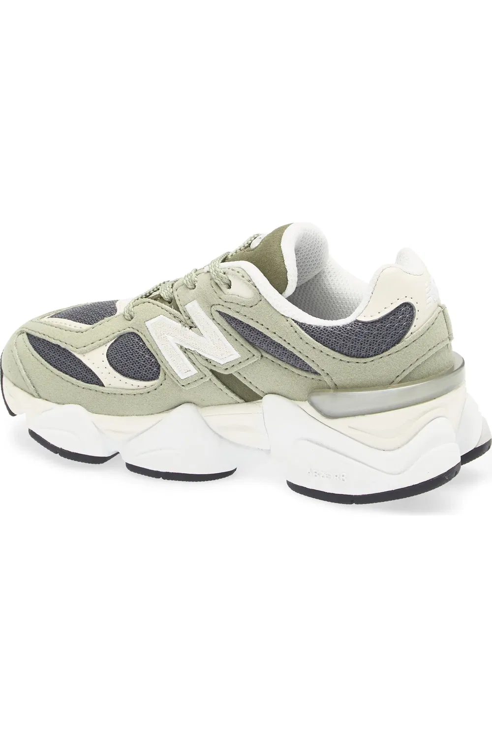Детские кроссовки на толстой подошве 9060 New Balance, Garter Snake/White — фото 2