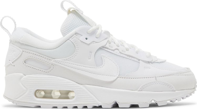 Кроссовки Nike Wmns Air Max 90 Futura 'Triple White', белый - фото