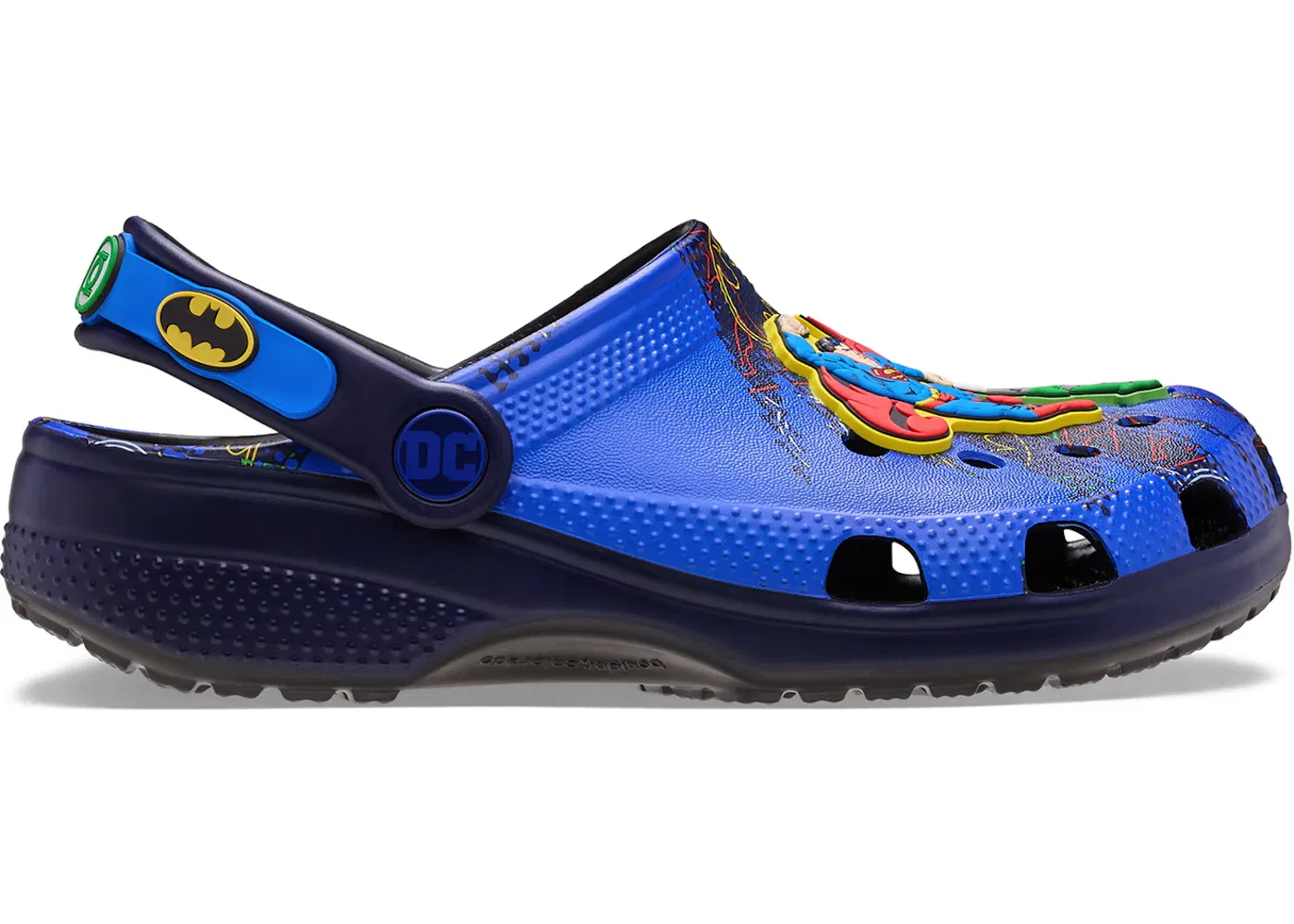 Детские сабо-клоги Justice League Crocs, Blue/Black