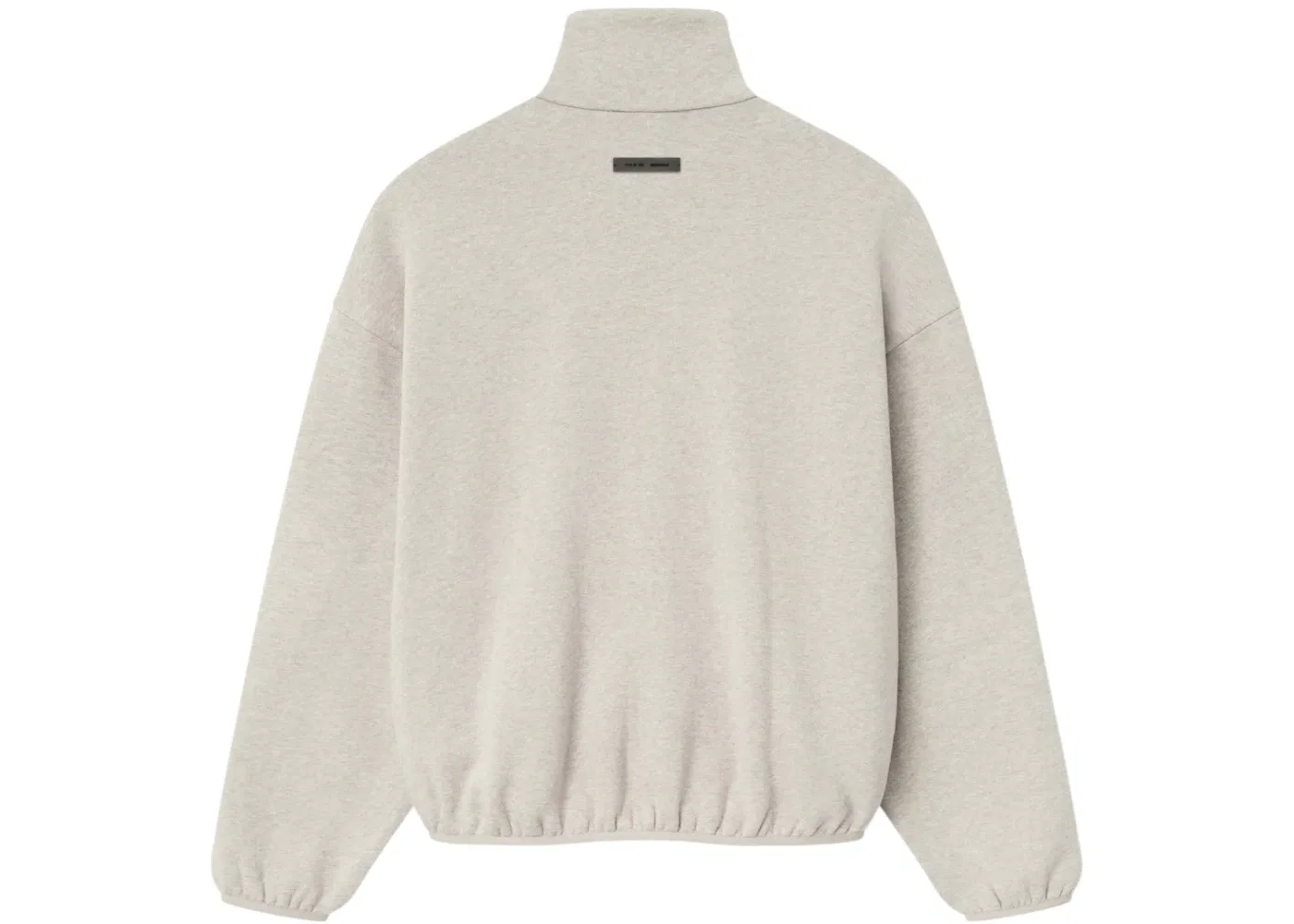 Мужская куртка с принтом Fear of God Essentials Modern Fleece Piping Track Jacket, Heather Stone/Cloud White — фото 2