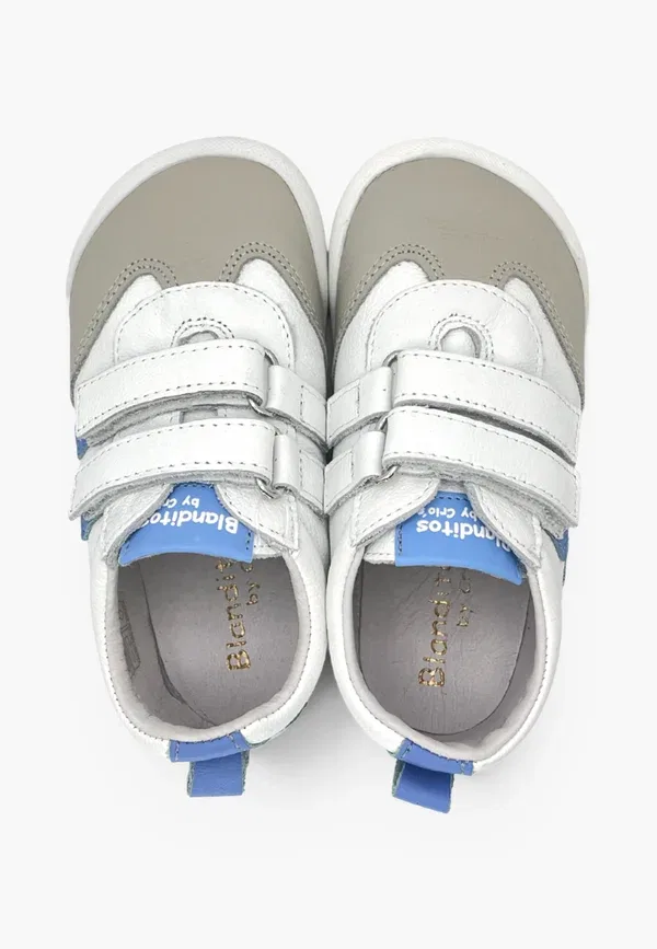 Ботинки кожаные Zapatillas blanditos bandas laterales unisex - baby shoes Pisamonas, azul, синий — фото 3