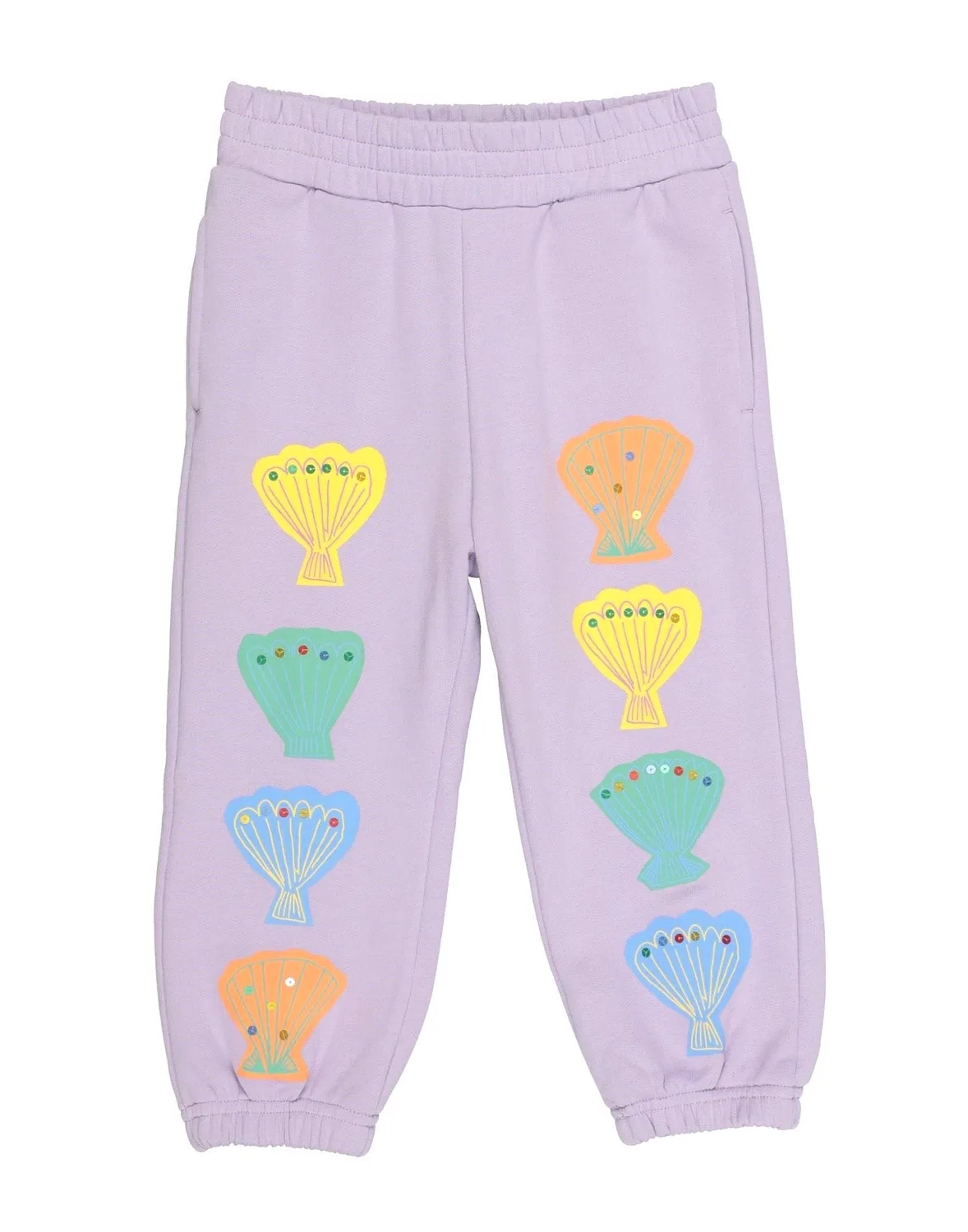 Детские джоггеры для девочек с принтом Stella Mccartney Kids, сиреневый