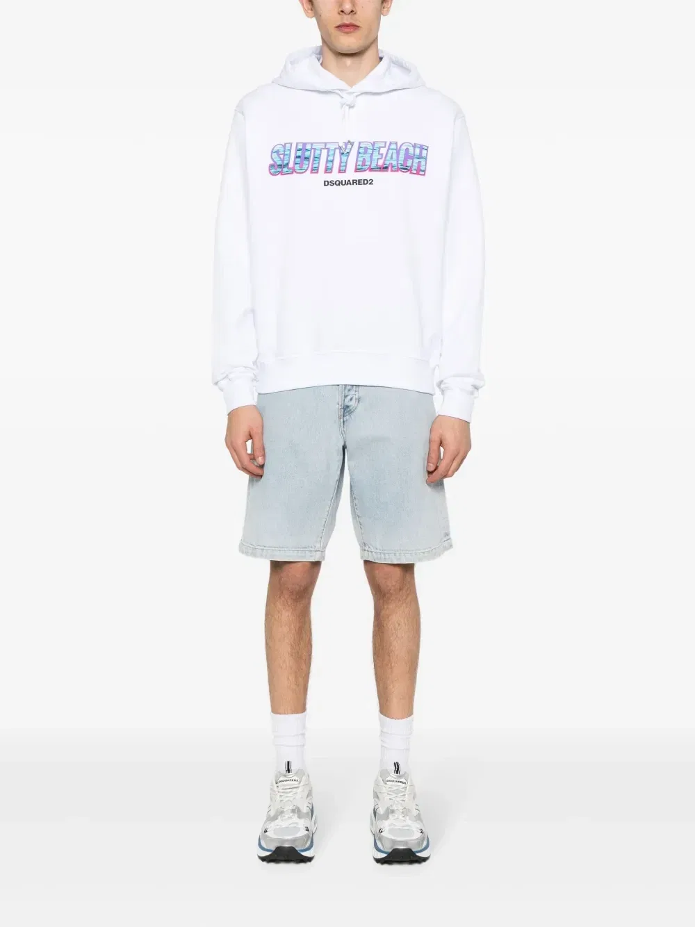 Худи Cool Fit Dsquared2, белый — фото 2