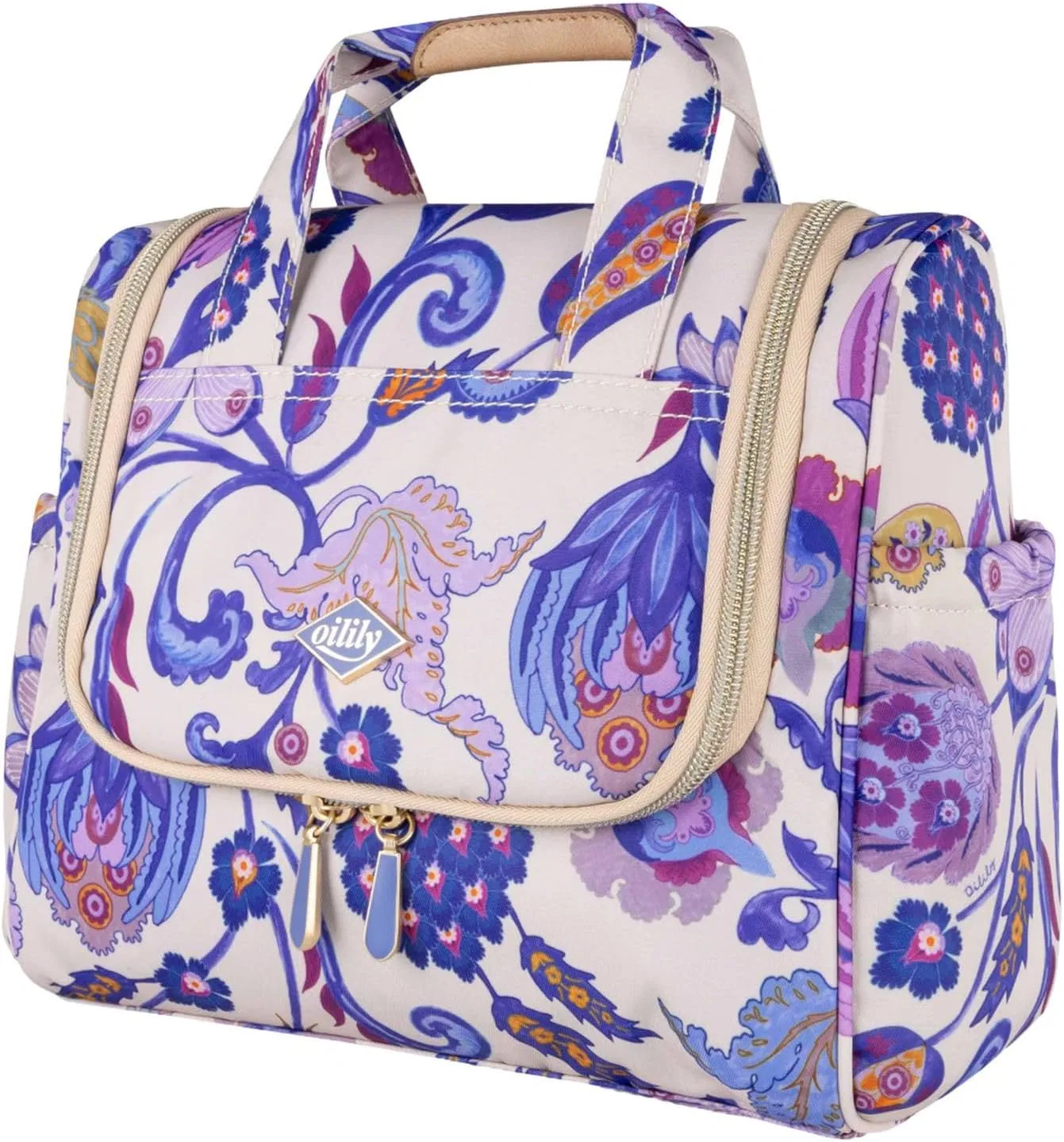 Косметичка Cathy Travel Kit с крючком, Oilily, Shifting Sand Beige — фото 2