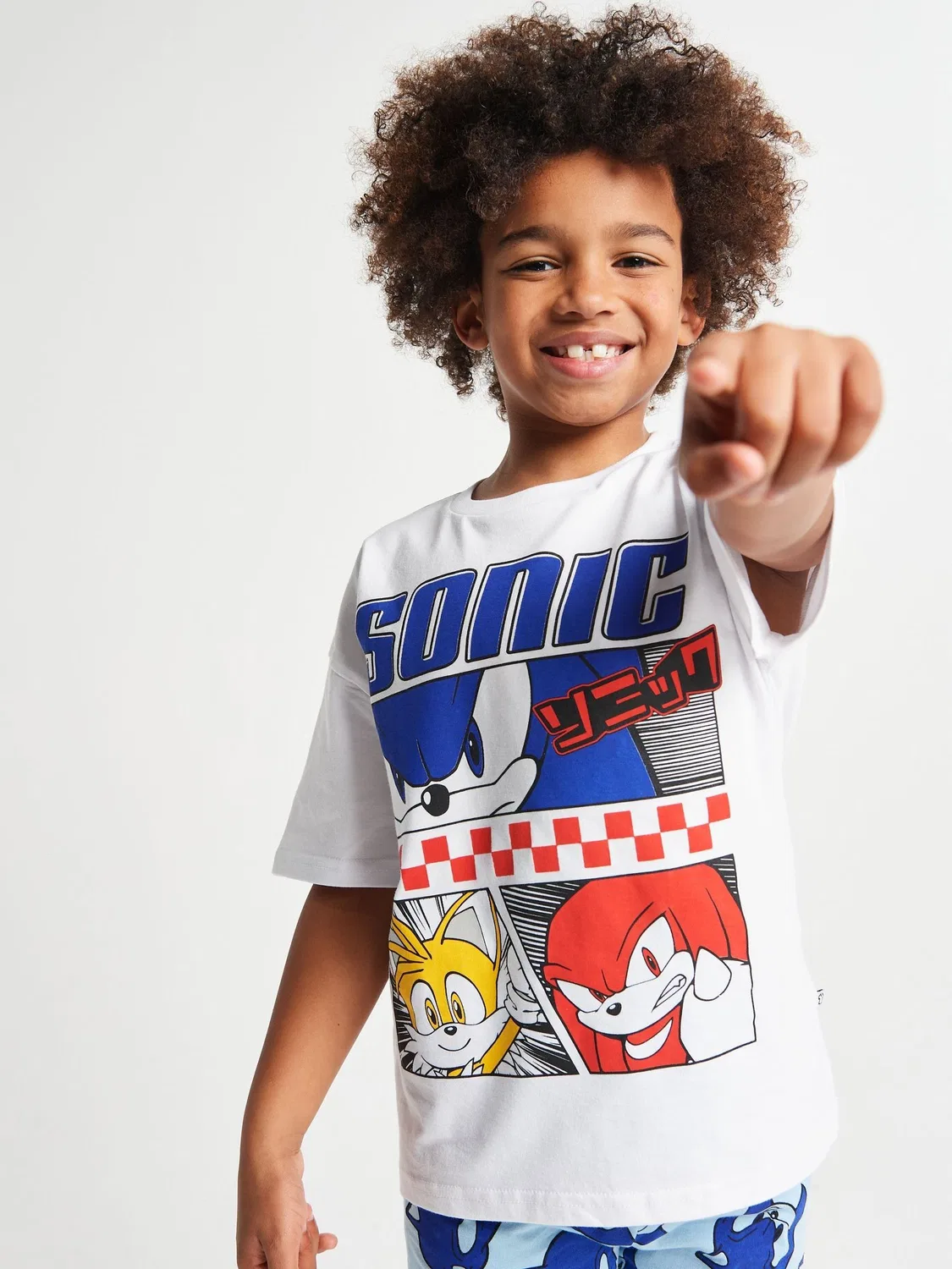 Пижама с Sonic Brand Threads, синяя — фото 2