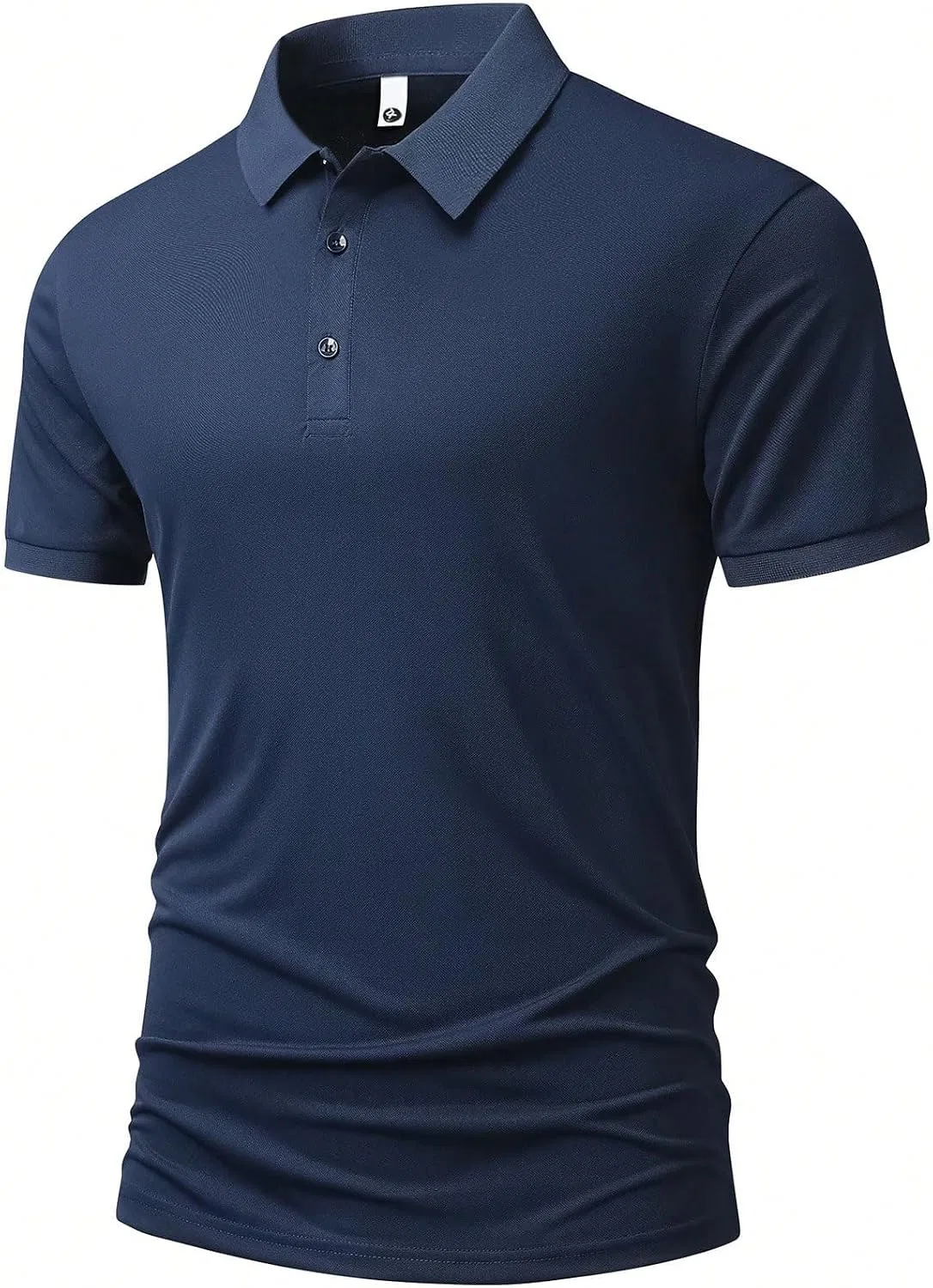 Мужская повседневная футболка с коротким рукавом, Navy Blue — фото 3