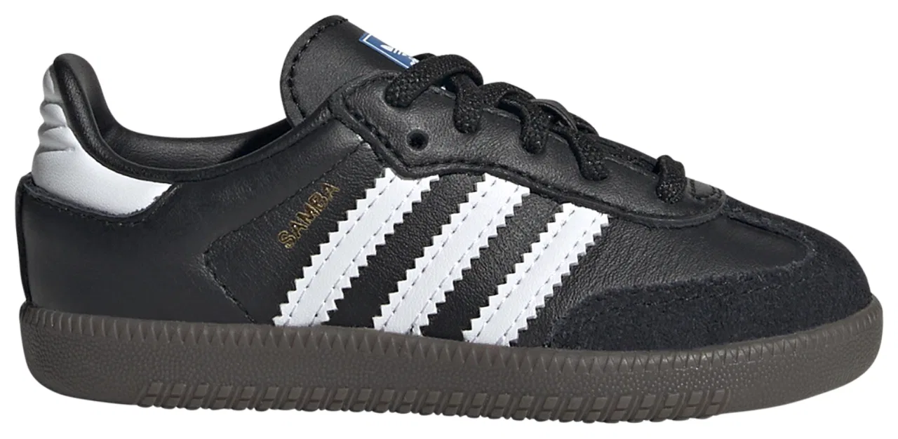 Кроссовки для мальчиков Samba Adidas, цвет Core Black/White — фото 2