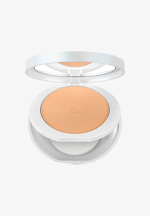 Пудра-основа Urban Shield SPF 50 - тональная основа 9 г Kiko Milano, цвет molten caramel — фото 4