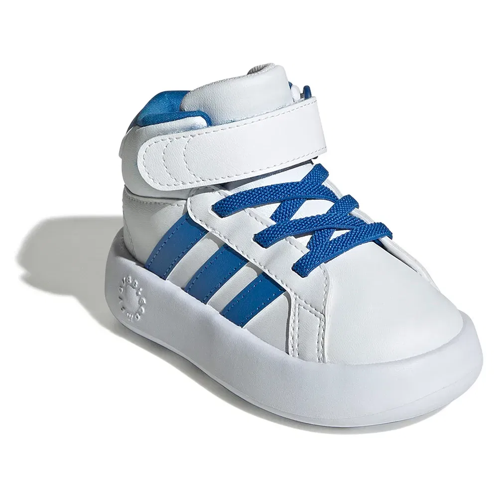 Кроссовки Grand Court Mid Adidas, белый — фото 4