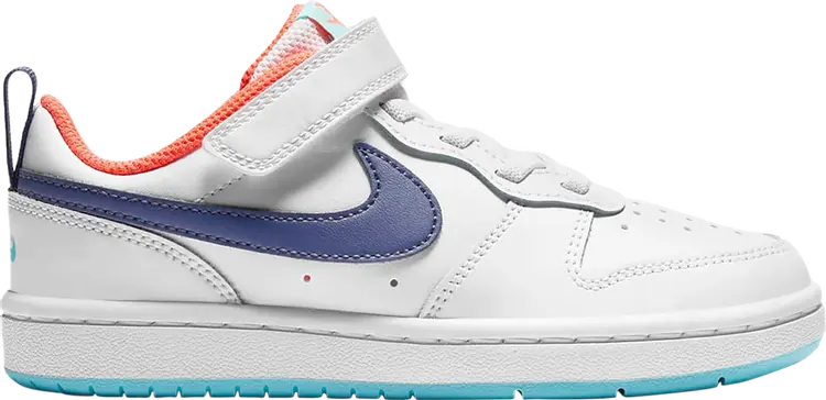 

Кроссовки Nike Court Borough Low 2 PS 'White Dark Purple Dust', белый