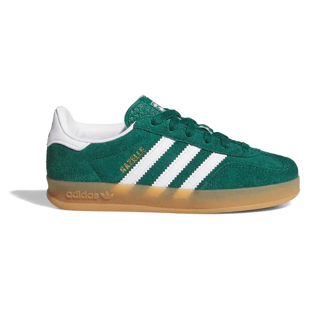 Кроссовки Gazelle Indoor Adidas Originals, зеленый