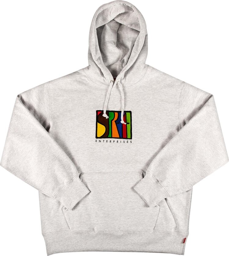 

Толстовка Supreme Enterprises Hooded Sweatshirt 'Ash Grey', серый