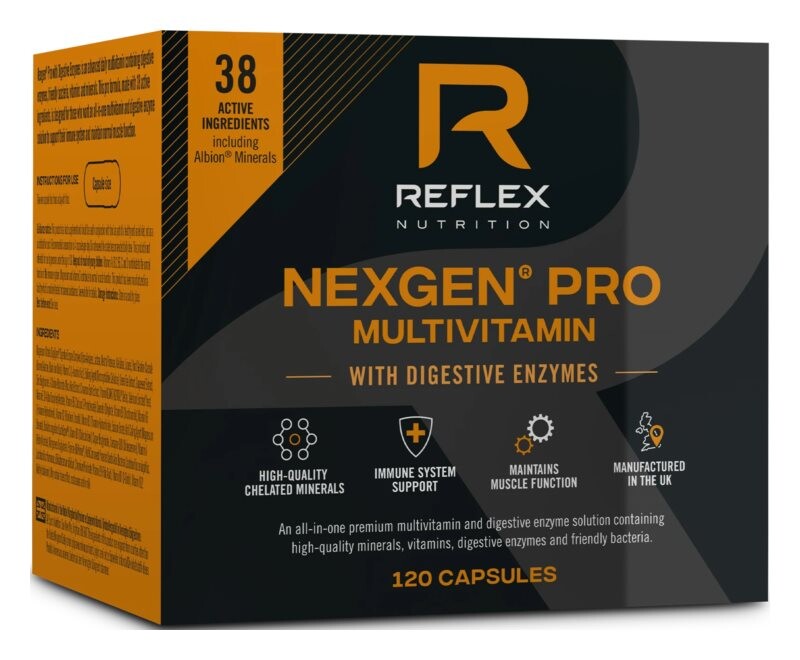 

Комплекс поливитаминов с пищеварительными ферментами Reflex Nutrition Nexgen® Multivitamin PRO with Digestive Enzymes