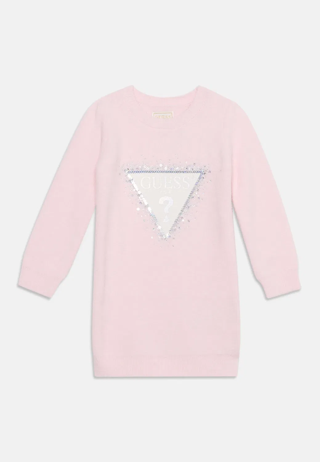 Детское зимнее платье - платье-комбинезон Guess, Romantic Lilac — фото 3