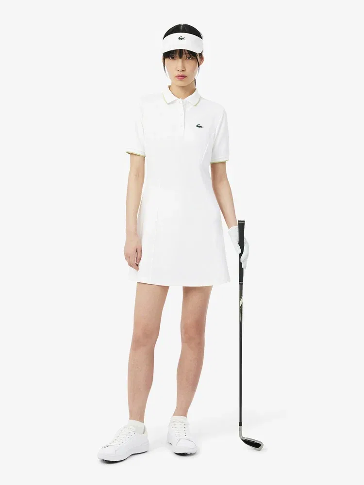 Платье поло LACOSTE White — фото 4