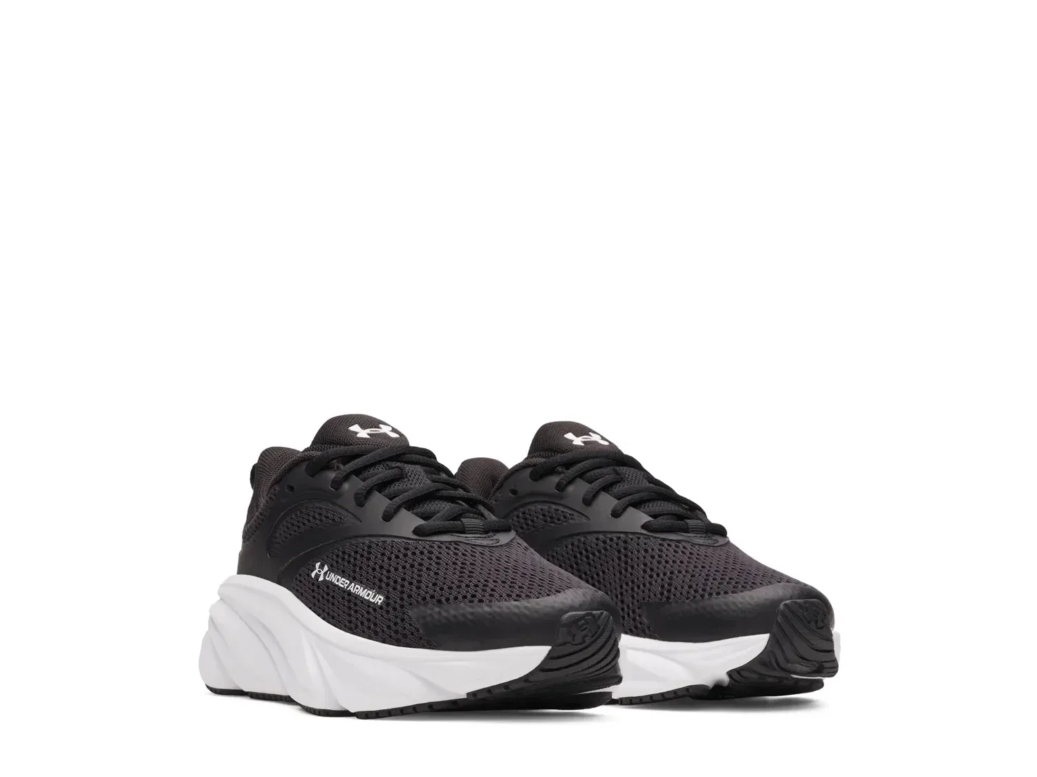 Кроссовки детские Rogue 6, Under Armour, черно-белые — фото 3