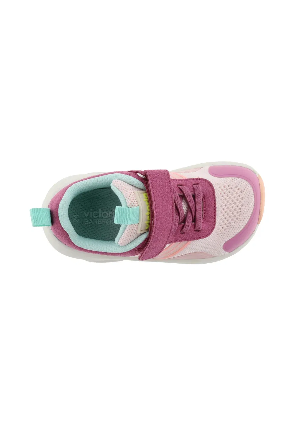 Кай босиком - детская обувь Victoria Shoes, Rosa — фото 3
