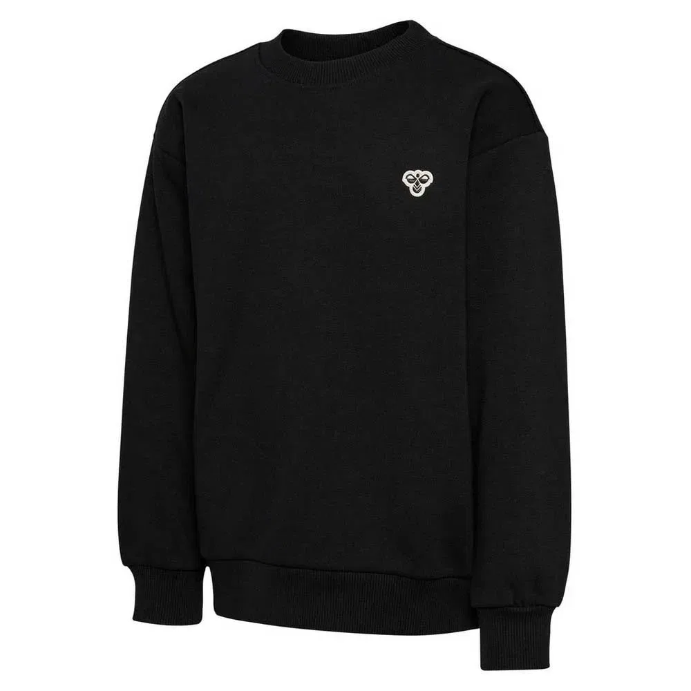 Детский свитшот свободного кроя Loose Bee Hummel, Black — фото 3