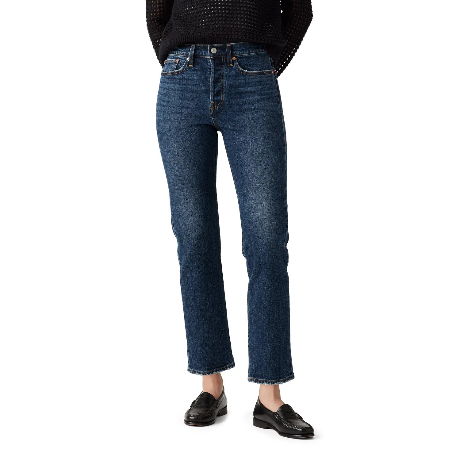Женские джинсы прямого кроя Wedgie Levi's, Indifferent Indigo