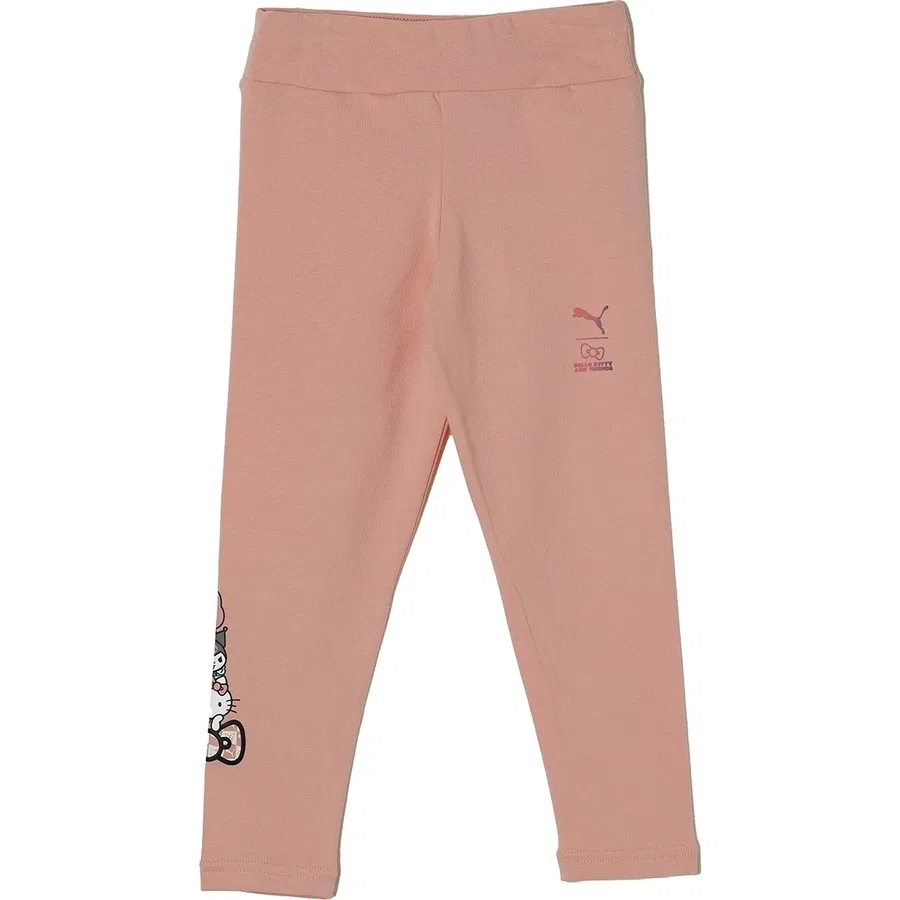 Детские леггинсы с принтом X Hello Kitty & Frie Puma, Розовый