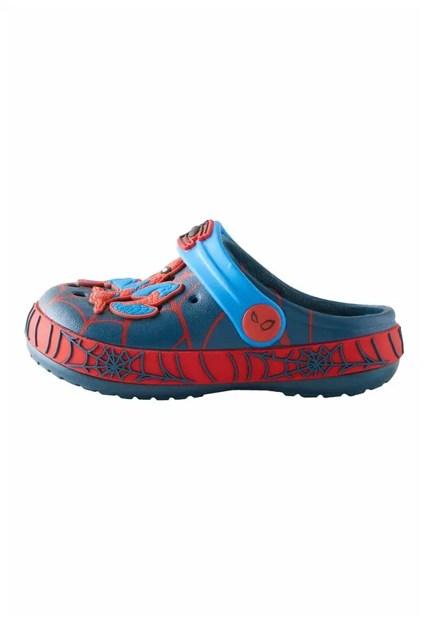 Клоги из искусственной кожи с вырезами Marvel Regular fit - spiderman Next, темно-синий