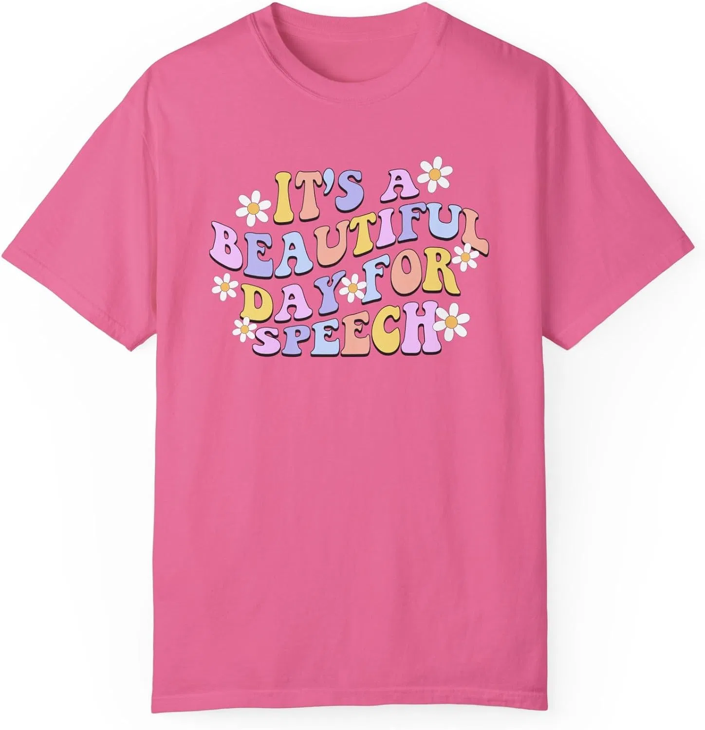 Женская футболка с цветочным принтом Comfort Colors, Crunchberry