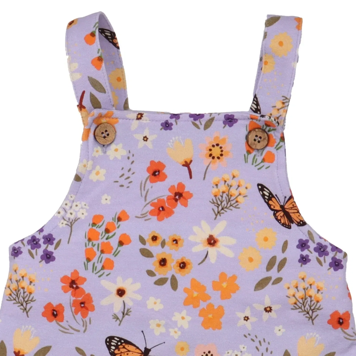 Комбинезон-штаны с цветочным принтом Flowers and Butterflies Walkiddy, разноцветный — фото 2