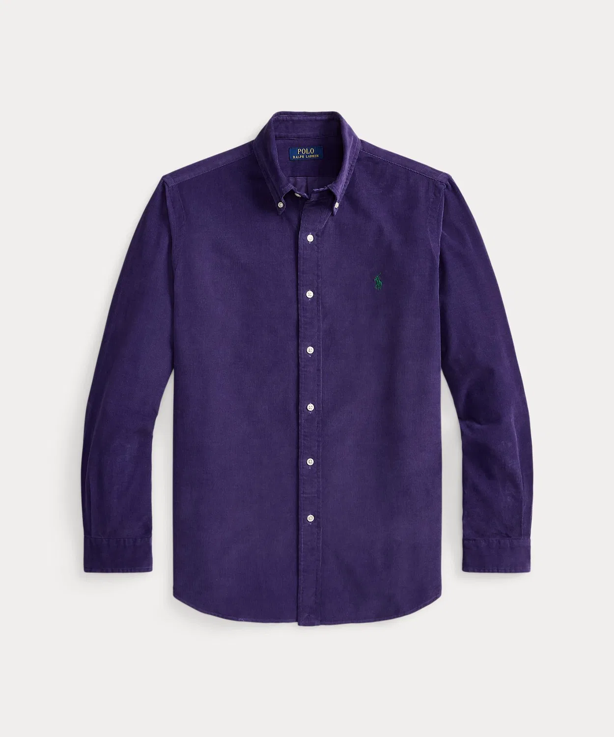 Мужская рубашка из вельвета классического кроя Polo Ralph Lauren, Purple — фото 2