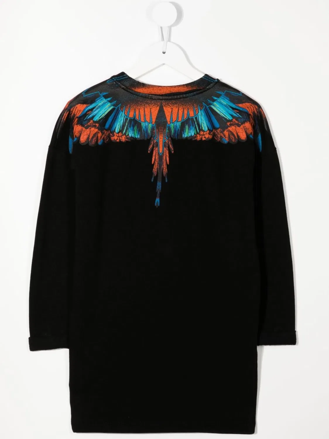 Платье‑свитшот с принтом крыльев Marcelo Burlon County of Milan, черный — фото 3