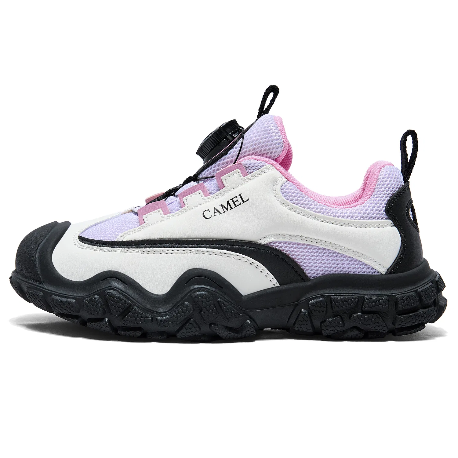 Детские кроссовки для прогулок с низким верхом CAMEL, White Purple