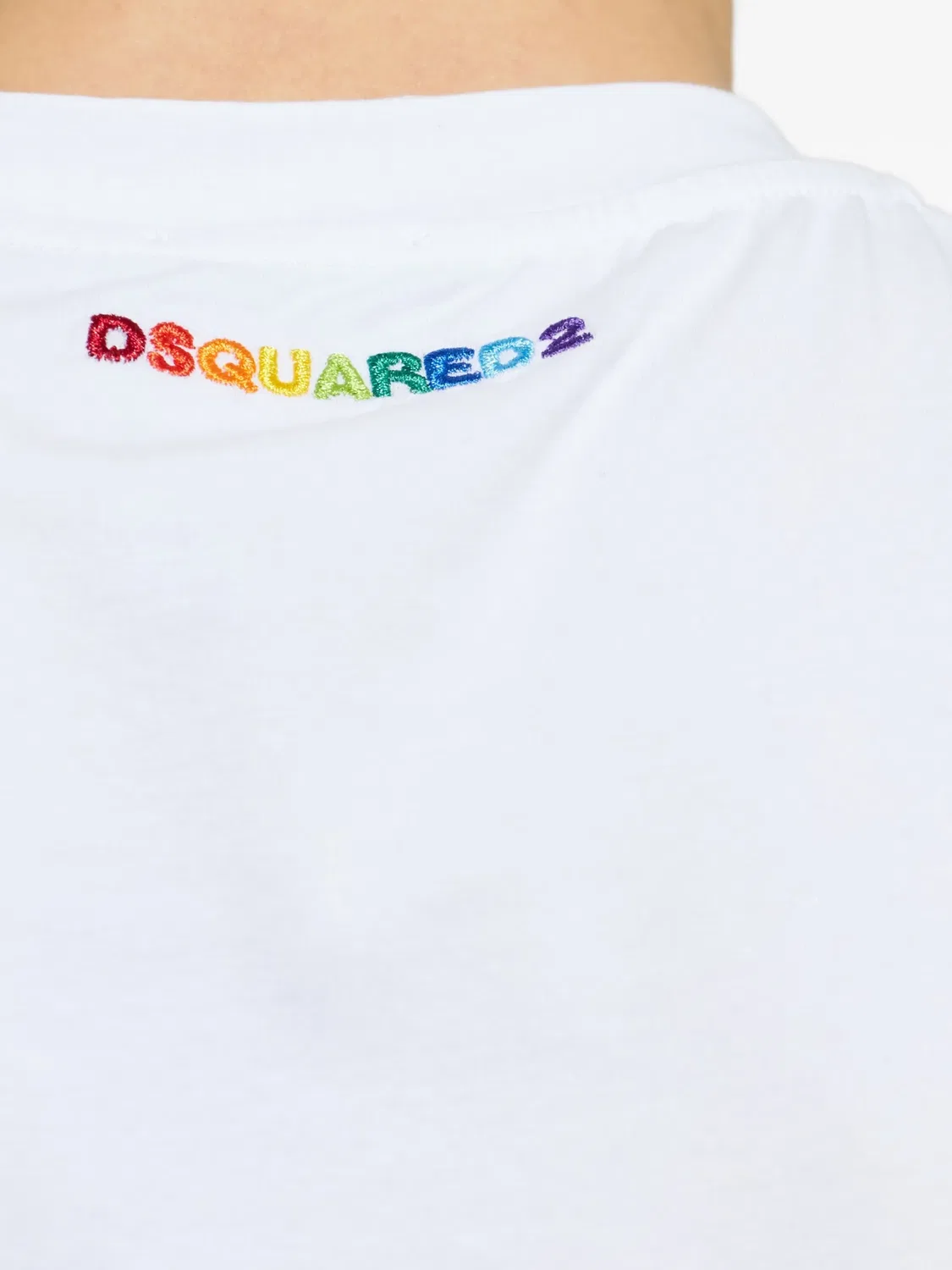 Футболка Be Proud с вышитым логотипом Dsquared2, белый — фото 4