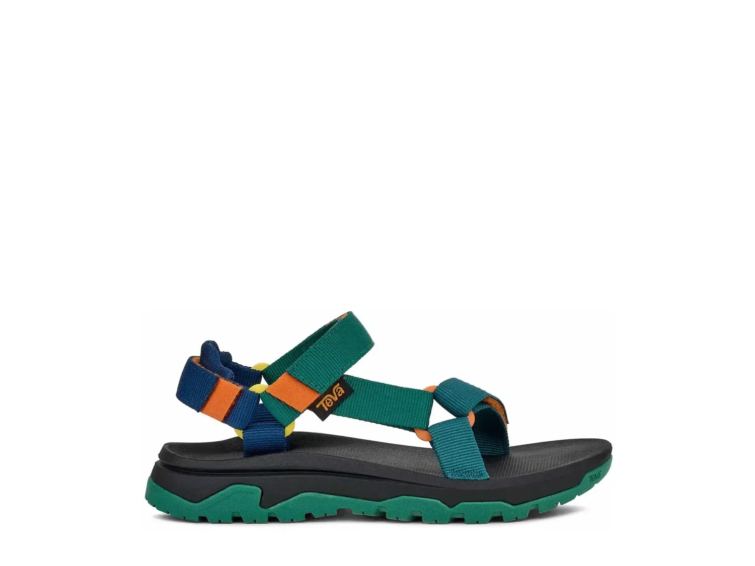 Сандалии Hurricane XLT, детские, Teva, черный с зеленым — фото 4