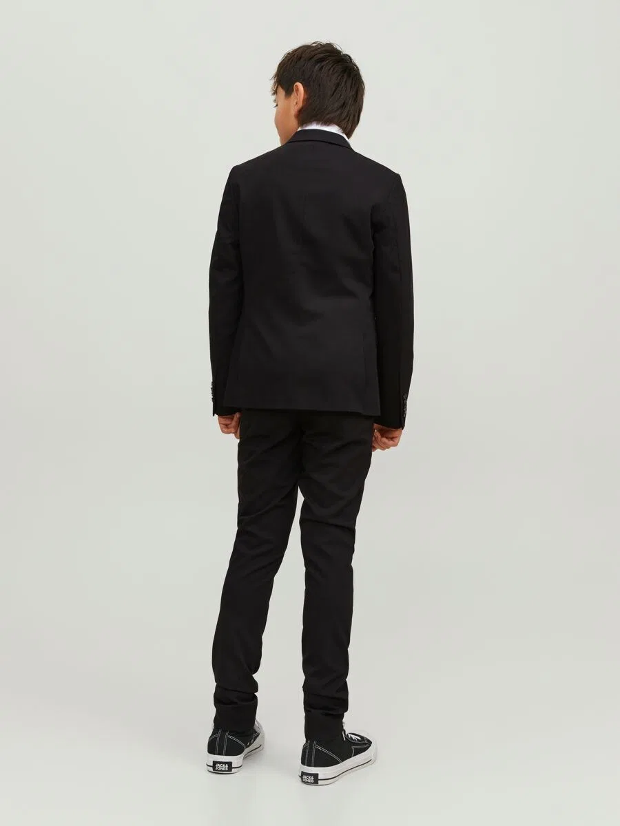 Пиджак Jack & Jones Junior Super Slim Fit 'JNRSolar' черного цвета — фото 3